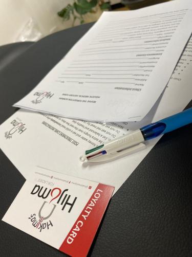 Hijama Paperwork